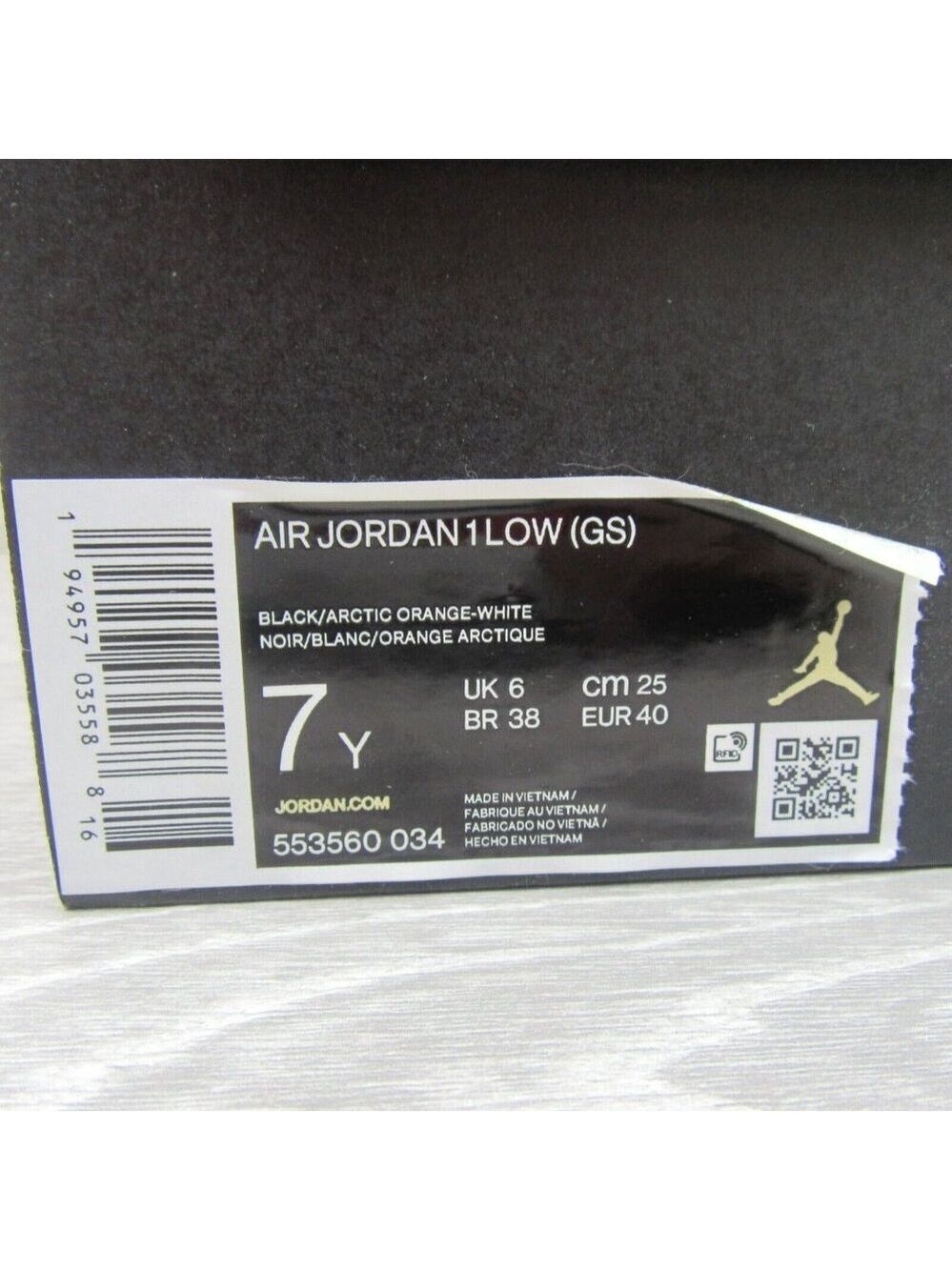 Air Jordan 1 Low SE Crimson Tint GS Size 7Y / Womens 8.5 Sneakers NEW - Picture 13 of 14